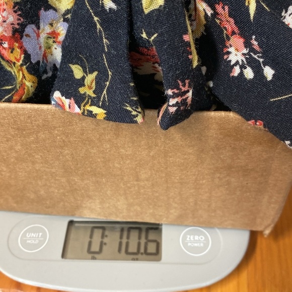 Vtg 90’s maxi dress 7/8 cinched waist clip cottagecore ditsy floral Friends - Picture 9 of 9